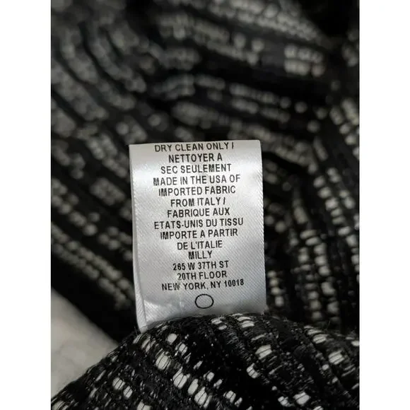 Milly Open Front Wool Blend Tweed Jacket - Picture 11 of 14